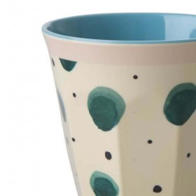 Gobelet RICE : verre mélamine "watercolor splash" (medium)
