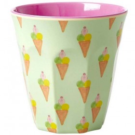 Rice - melamine cup: ice cream (medium)