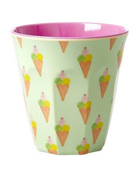 Rice - melamine cup: ice cream (medium)