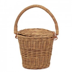 Panier Olli Ella "Little apple" rotin naturel