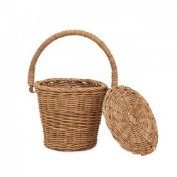 Panier Olli Ella "Little apple" rotin naturel