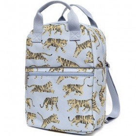 Petit Monkey - backpack tiger - grey