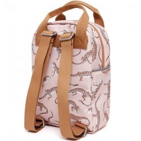 Petit Monkey - backpack leopard/gecko - pink