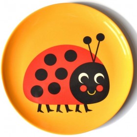 Ingela P. Arrhenius - melamine plate : ladybug
