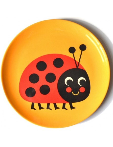 Ingela P. Arrhenius - assiette enfant coccinelle