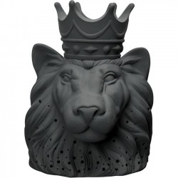 Byon - table lamp lion "Aslan" (black porcelain)