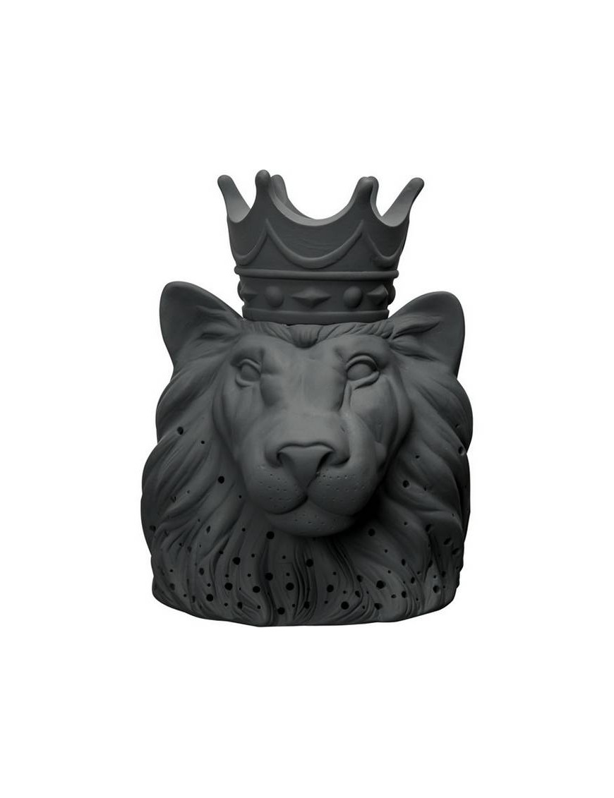 Byon - table lamp lion "Aslan" (black porcelain)