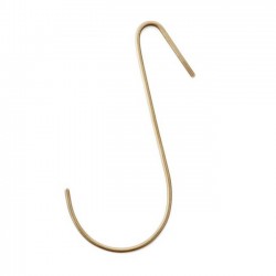 brass J hook - large - FOG LINEN WORK