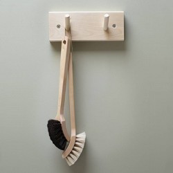 rack with 2 wooden hook (19cm) - Iris Hantverk