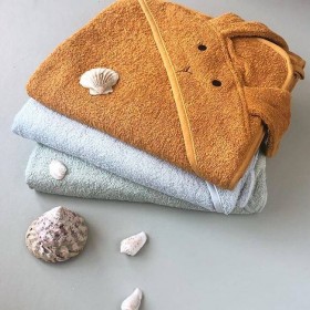 Liewood - hooded towel "Augusta", rabbit mustard