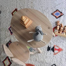 Mouse table oak Nofred