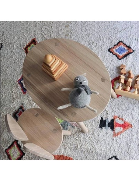 Mouse table oak Nofred