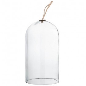 Cloche en verre transparent Bloomingville Ø14xH25 cm