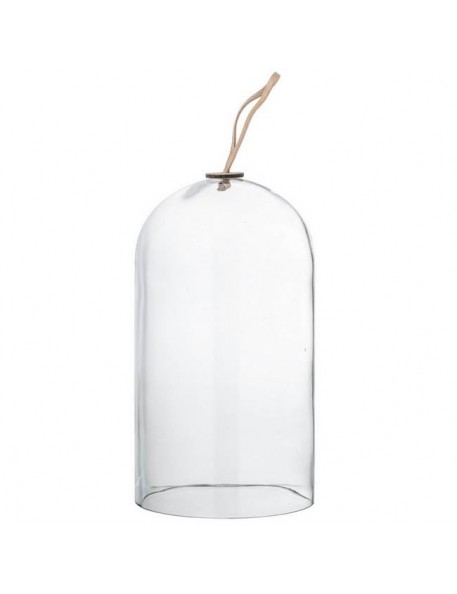 Cloche en verre transparent Bloomingville Ø14xH25 cm