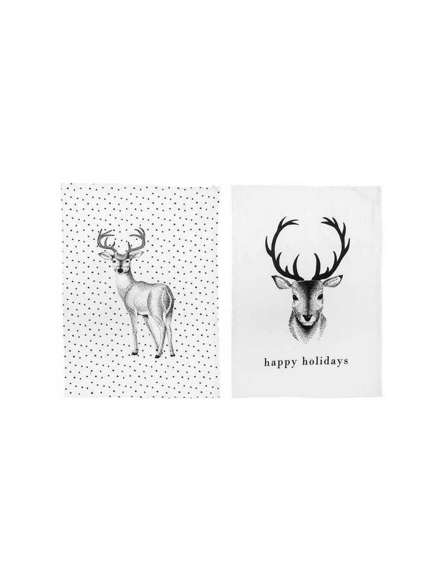 BLOOMINGVILLE - Reindeer Kitchen towel "Christmas"