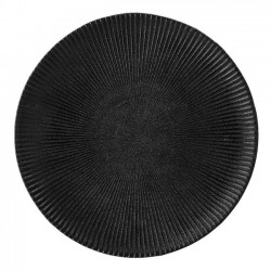 Assiette noire "Neri" Ø23cm Bloomingville