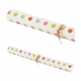 Rouleau de papier cadeaux - Pois multi - MAILEG