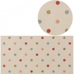 MAILEG - Giftwrap, multi dots (10m)