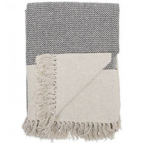 Bloomingville cotton throw, gray