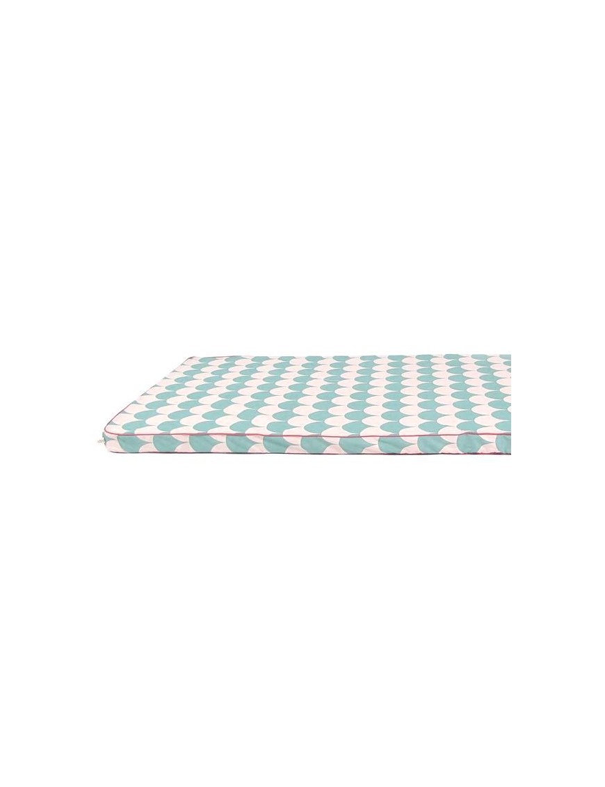 Nobodinoz Matelas St Tropez Ecailles Vertes
