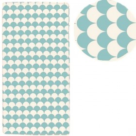 PopLineMatelasNobodinozLitBebe60x120CmEcaillesMenthesStTropez