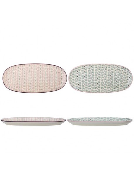 BLOOMINGVILLE - serving plate "Maya", 2 assort. 34cm BLOOMINGVILLE - serving plate "Maya", 2 assort. 34cm
