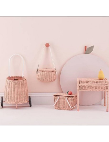 Olli Ella Luggy basket rose Olli Ella Luggy basket rose