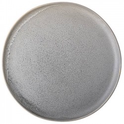 BLOOMINGVILLE - grey stoneware plate "Kendra" Ø27,5 cm