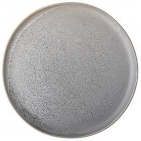 BLOOMINGVILLE - grey stoneware plate "Kendra" Ø27,5 cm