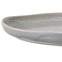 BLOOMINGVILLE - grey stoneware plate "Kendra" Ø27,5 cm