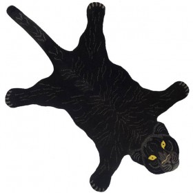 Black panther rug, Doing Goods - small