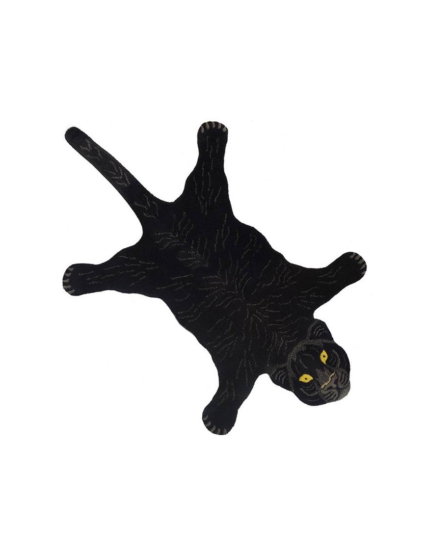 Black panther rug, Doing Goods - small