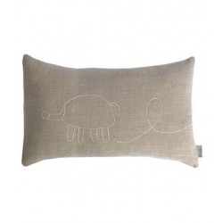 Housse de Coussin en Lin Naturel Bholu