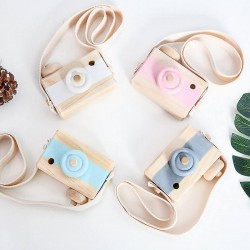 Camera, wooden toy - grey