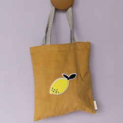 Sac cabas moutarde : lemon - STICKY LEMON