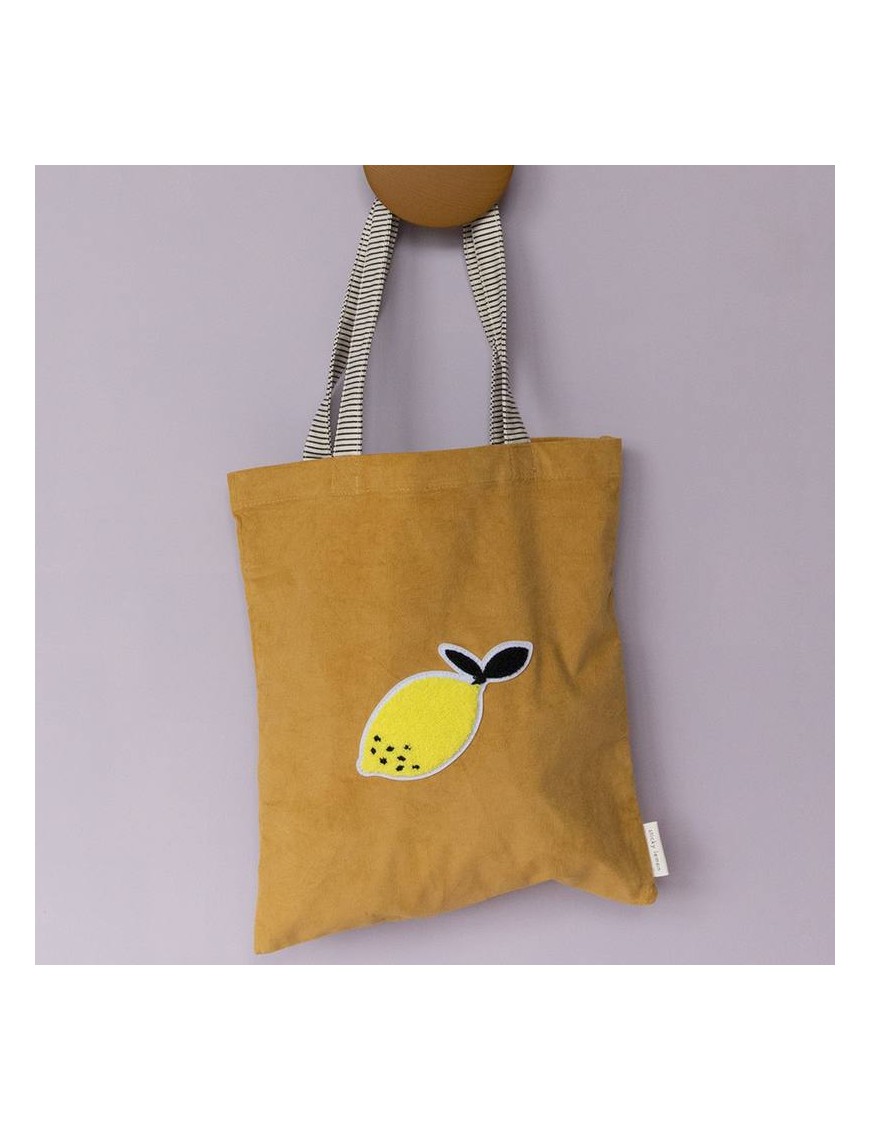 Sac cabas moutarde : lemon - STICKY LEMON