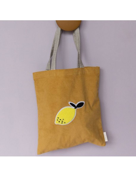 Sac cabas moutarde : lemon - STICKY LEMON