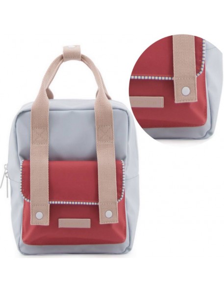 Sticky Lemon - backpack small "Deluxe" : blue/red/pink Sticky Lemon - backpack small "Deluxe" : blue/red/pink