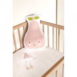A Little Lovely Company rattle : pink pear