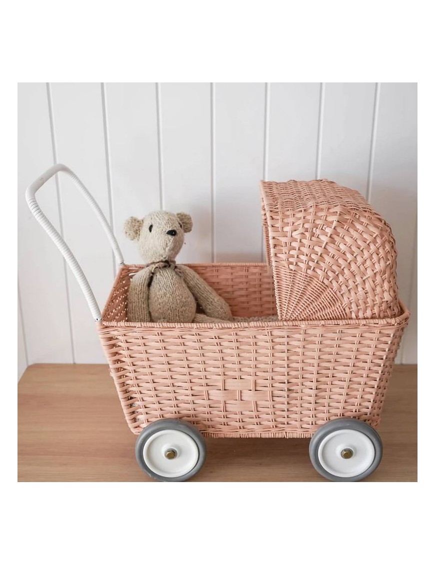 landau de poupée rétro rose - Achat/Vente jouets vintage