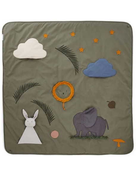 Liewood - activity blanket, faune green "Glenn" Liewood - activity blanket, faune green "Glenn"