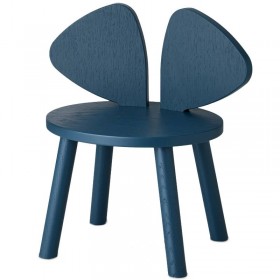 Chaise enfant Mouse - pétrole (2-5ans)