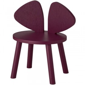 Nofred - mouse chair: burgundy