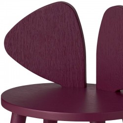 Chaise enfant Mouse - cassis (2-5ans)