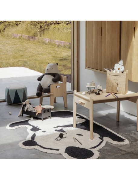 Maileg panda rug, black