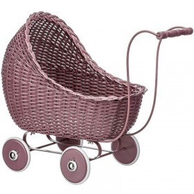 vintage baby doll stroller : dark rose - Smallstuff
