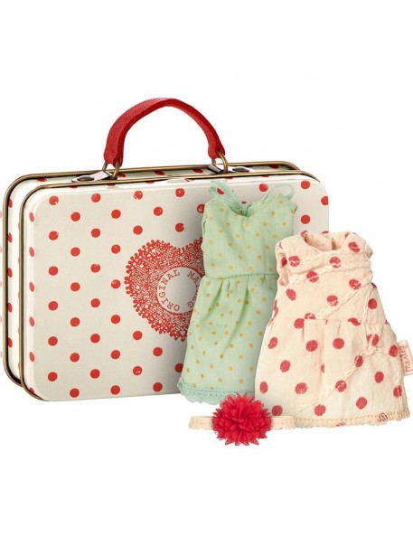 Maileg - Suitcase with 2 sets of clothes Maileg - Suitcase with 2 sets of clothes