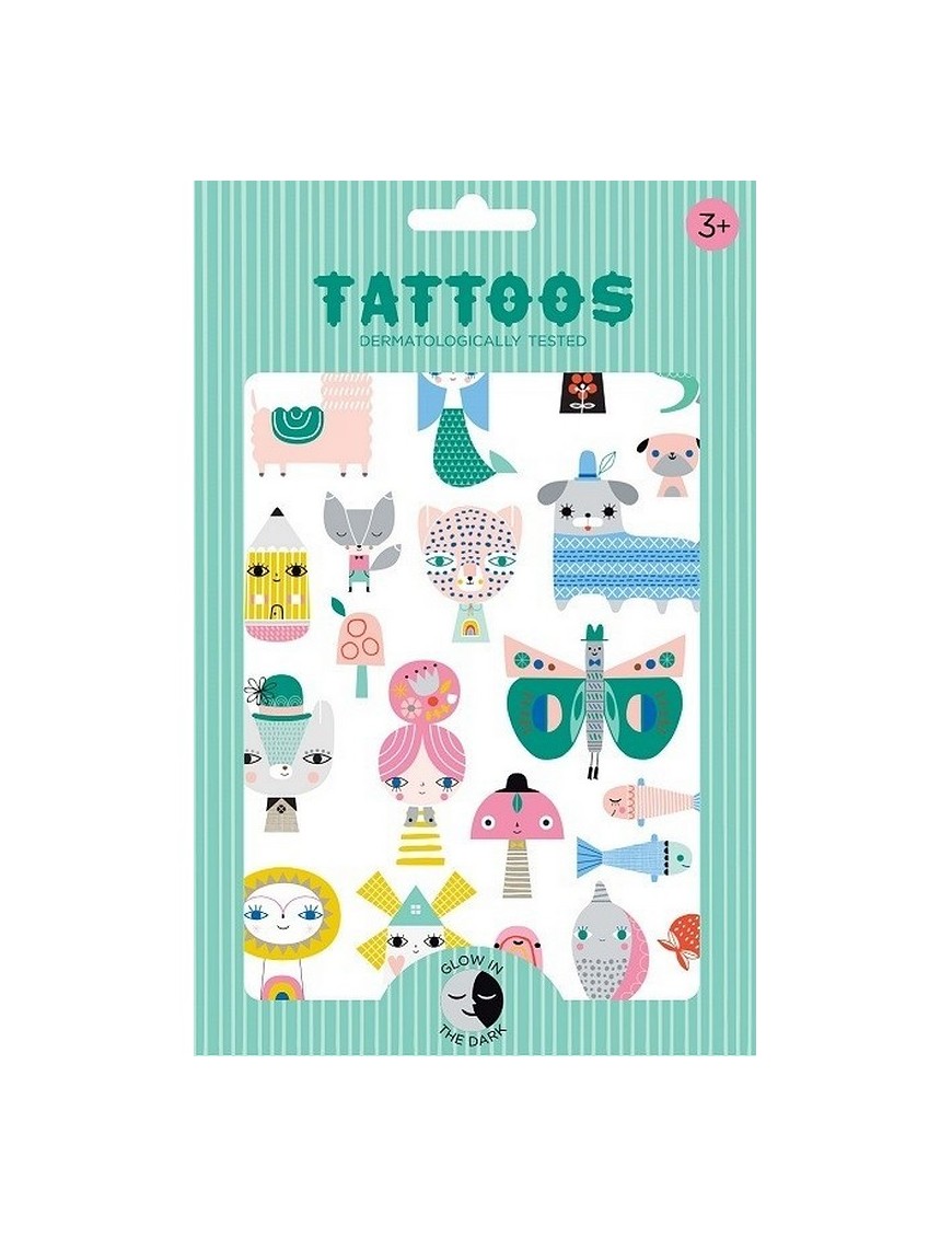 Tattoos Leopard glow in the dark - Petit Monkey