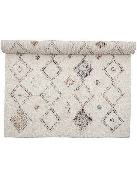 Tapis losanges multicolores (180x120cm) Bloomingville Tapis losanges multicolores (180x120cm) Bloomingville