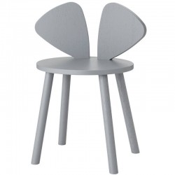 Nofred mouse table school, grey (6-10y)